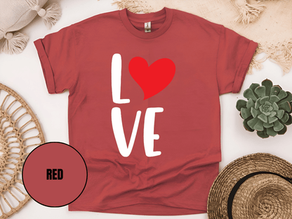 "Love Valentine's day" T-Shirt, (Gildan 5000) VD013