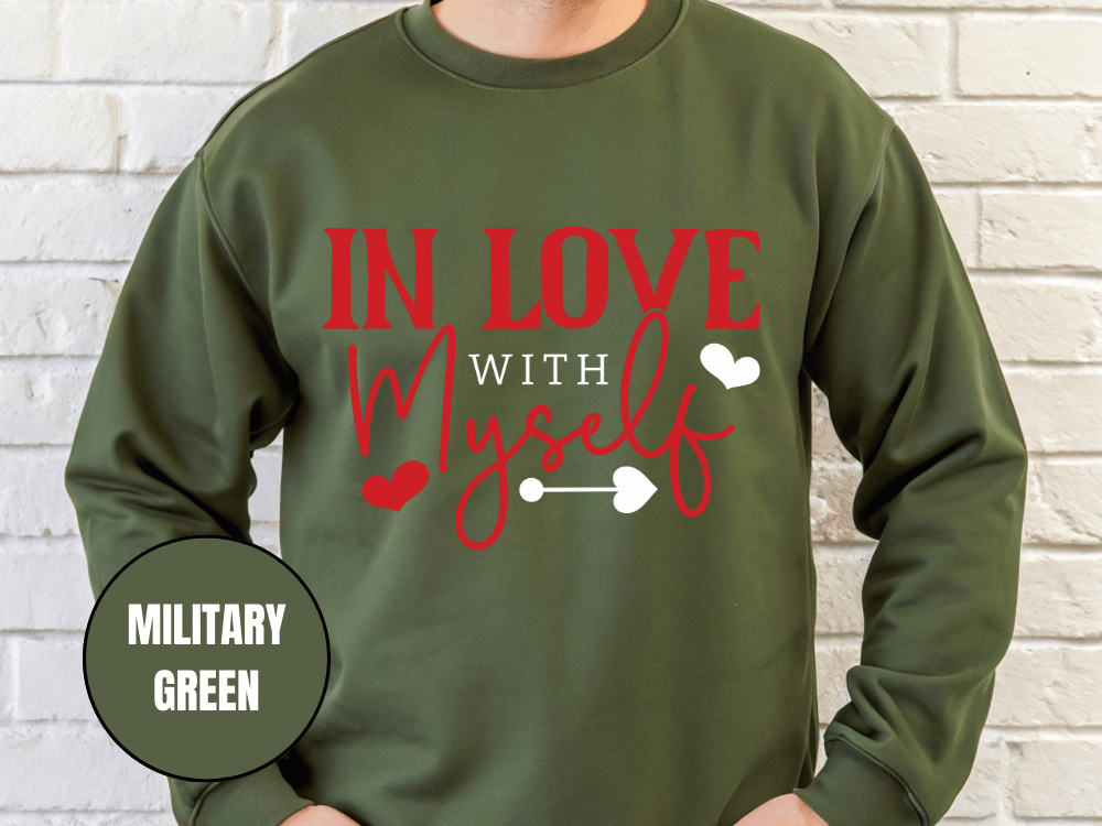 "In Love With Myself", Valentine's Day (Gildan 18000) VD036