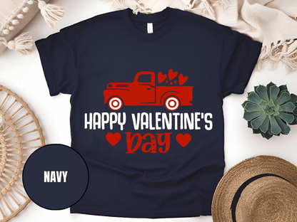 "Hugs Kisses and Valentine Wishes,Valentine's day" T-Shirt, (Gildan 5000) VD021