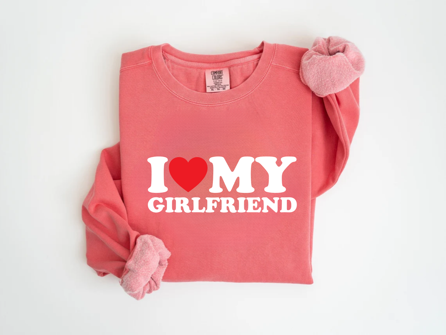 "I Love My Girlfriend" Valentine's Day (Gildan 18000) VD085