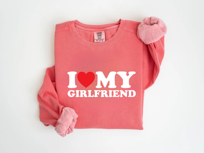 "I Love My Girlfriend" Valentine's Day (Gildan 18000) VD085