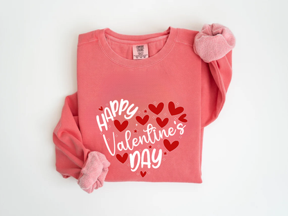 "Happy Valentine's Day" Valentine's Day (Comfort Color) VDS063