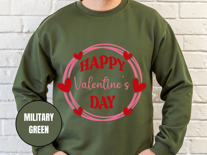 "Happy Valentine's Day" Valentine's Day (Gildan 18000) VD064