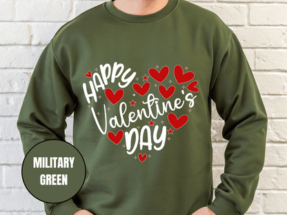 "Happy Valentine's Day" Valentine's Day (Gildan 18000) VD063