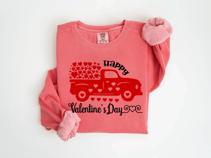 "Happy Valentine's Day" Valentine's Day (Comfort Color) VDS006