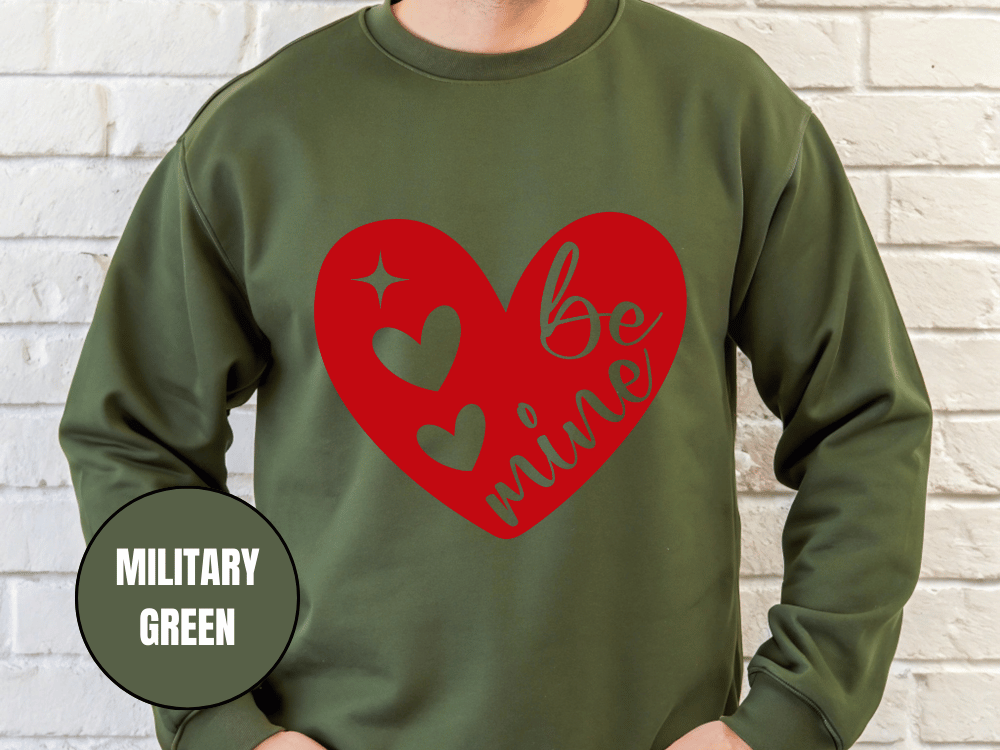 "Be Mine" Valentine's Day (Gildan 18000) VD055