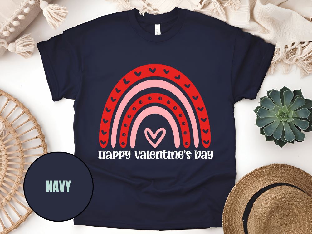 "Happy Valentine's day" T-Shirt, (Gildan 5000) VD005