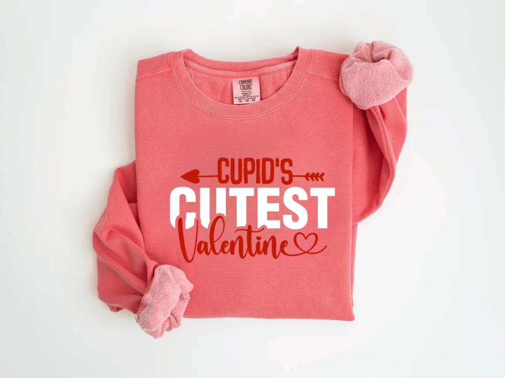 "Cupid's Cutest Valentine" Valentine's Day (Comfort Color) VDS018