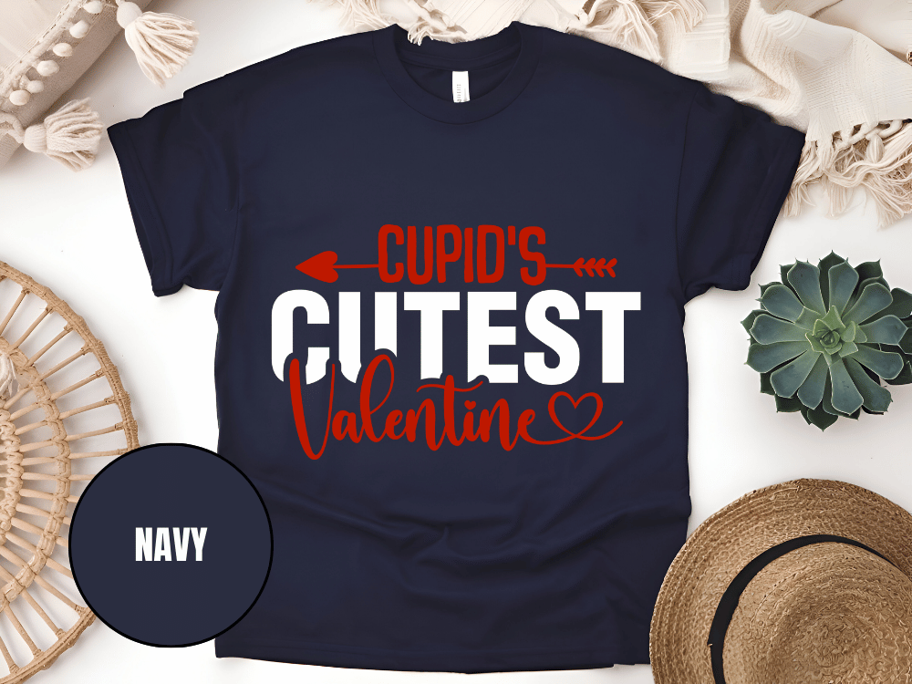 "Cupid's Cutest Valentine's day" T-Shirt, (Gildan 5000) VD018