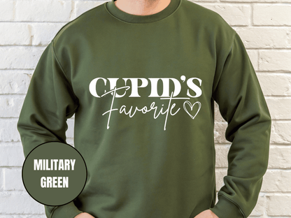 "Cupid's Favorite" Valentine's Day Sweatshirt, (Gildan 18000) VD012