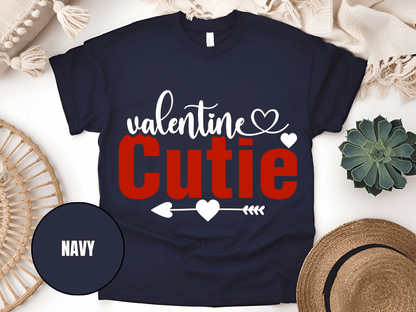 "Valentine Cutie, Valentine's Day" T-Shirt, (Gildan 5000) VD028