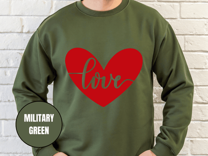 "Love" Valentine's Day (Gildan 18000) VD052