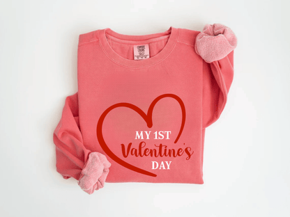 "My First Valentine's Day" Valentine's Day (Comfort Color) VDS023