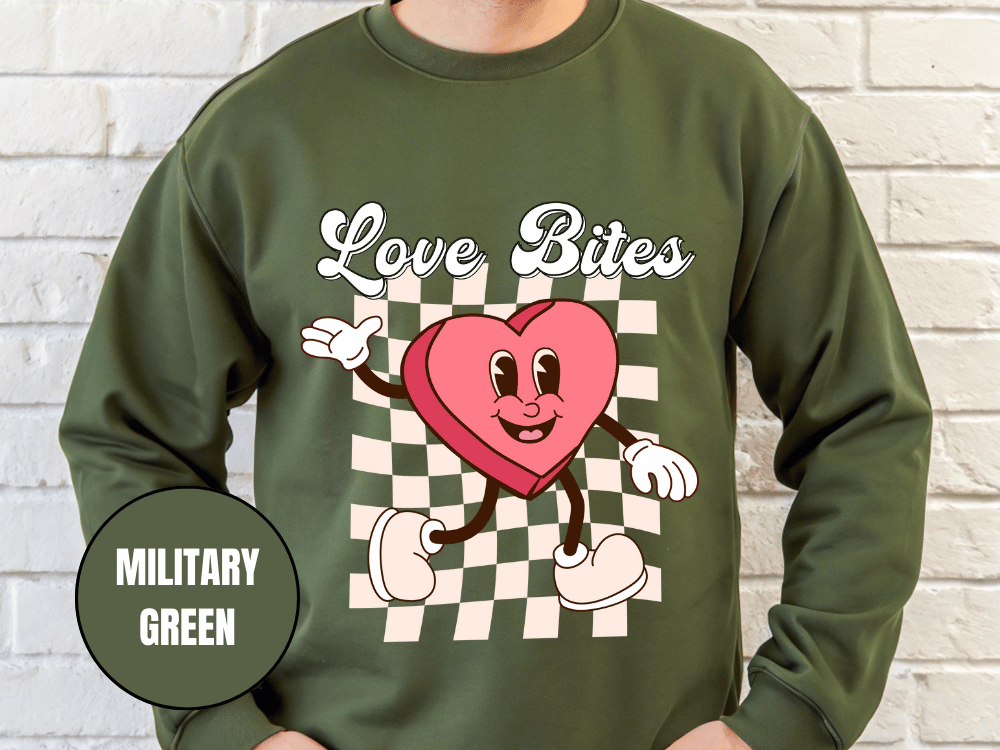 "Love Bites" Valentine's Day (Gildan 18000) VD046