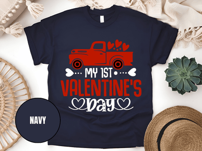 "My First Valentine's day" T-Shirt, (Gildan 5000) VD024