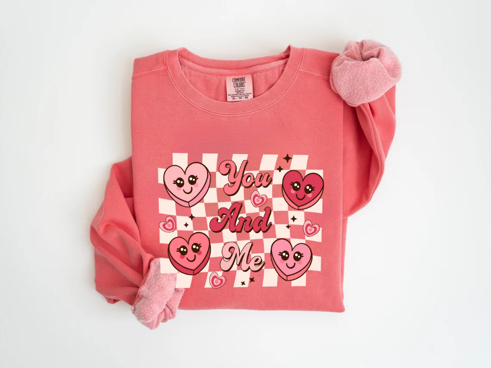 "You And Me" Valentine's Day (Comfort Color) VDS050