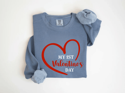 "My First Valentine's Day" Valentine's Day (Comfort Color) VDS023