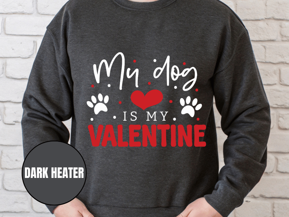 "My Cat is My Valentine", Valentine's Day (Gildan 18000) VD039