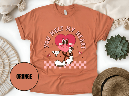 "You Melt My Heart, Valentine's Day" T-Shirt, (Gildan 5000) VD051