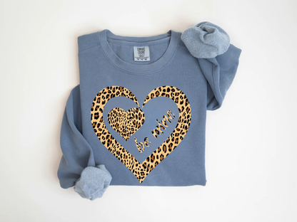 "Be Mine Leopard Design" Valentine's Day (Comfort Color) VDS068