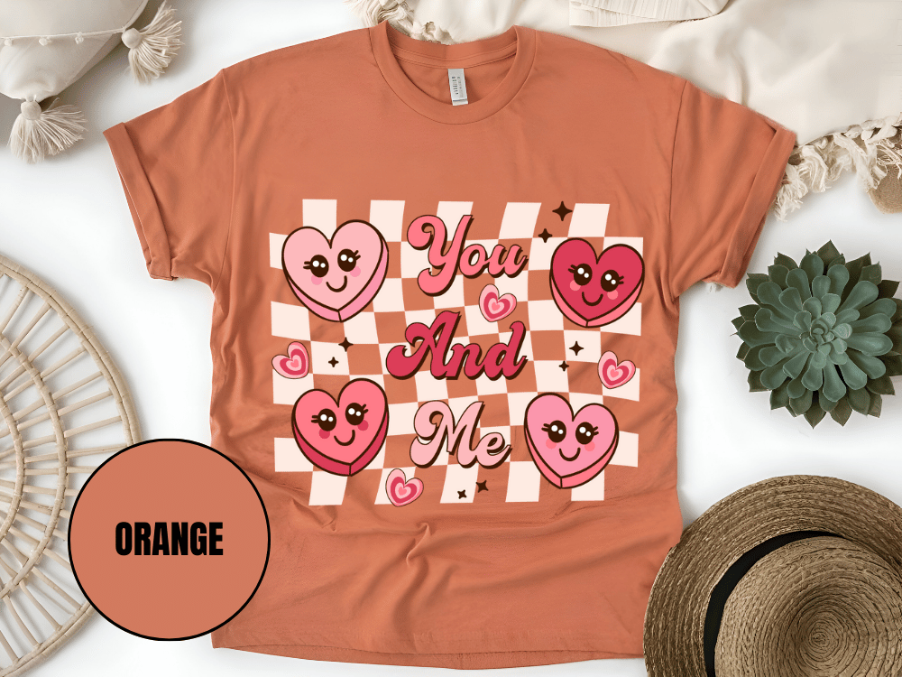 "You And Me, Valentine's Day" T-Shirt, (Gildan 5000) VD050