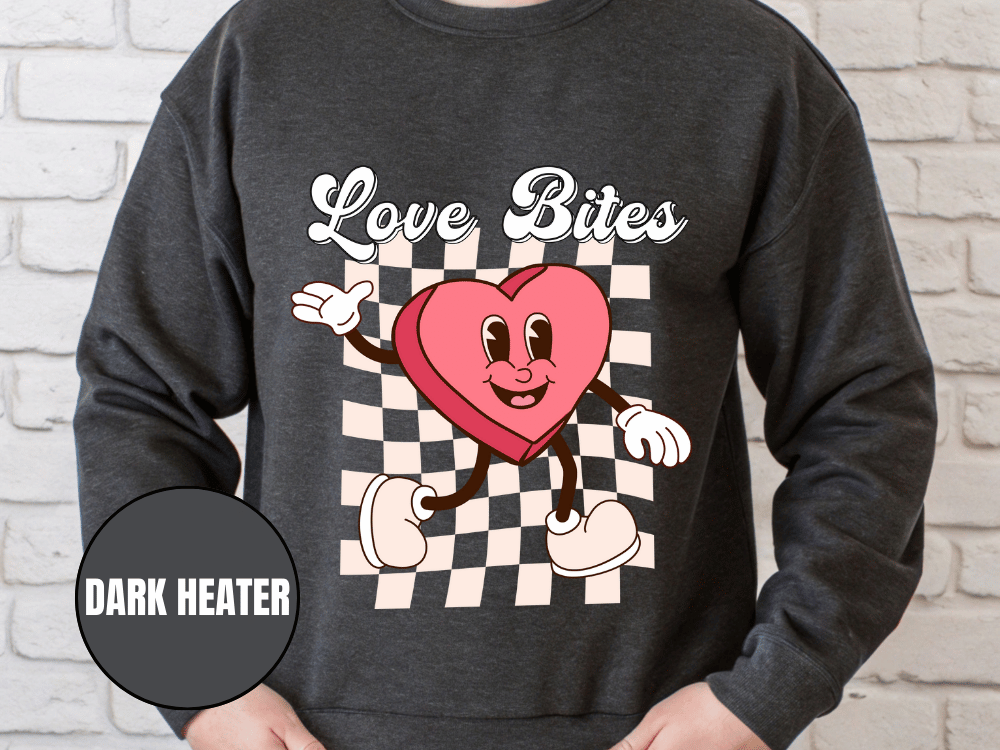 "Love Bites" Valentine's Day (Gildan 18000) VD046