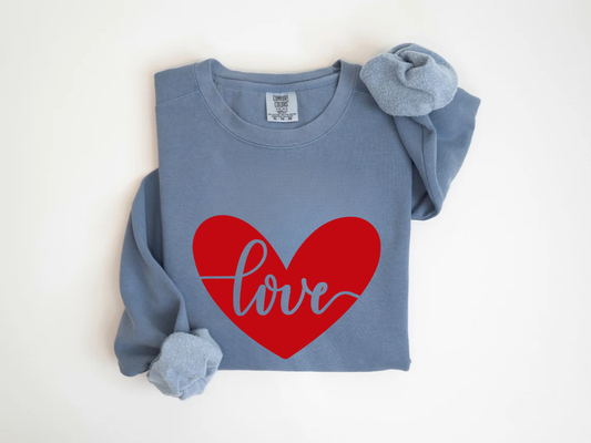 "Love" Valentine's Day (Comfort Color) VDS052