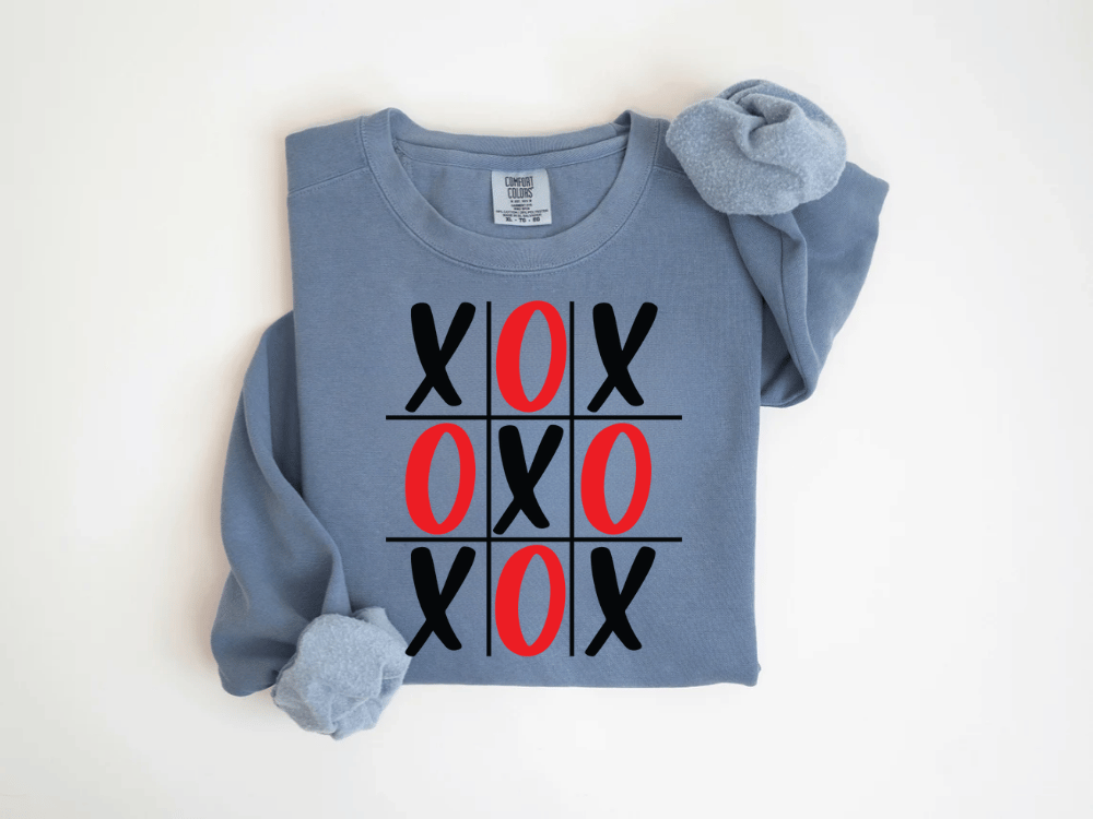 "XOXOXO Valentine's Day" Valentine's Day (Comfort Color) VDS015