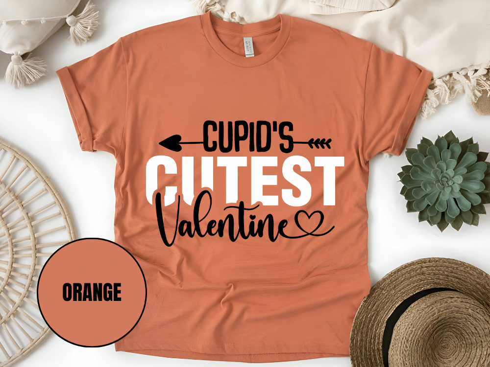 "Cupid's Cutest Valentine's day" T-Shirt, (Gildan 5000) VD018