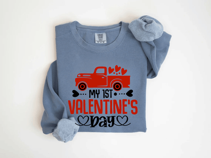 "My First Valentine's Day" Valentine's Day (Comfort Color) VDS024