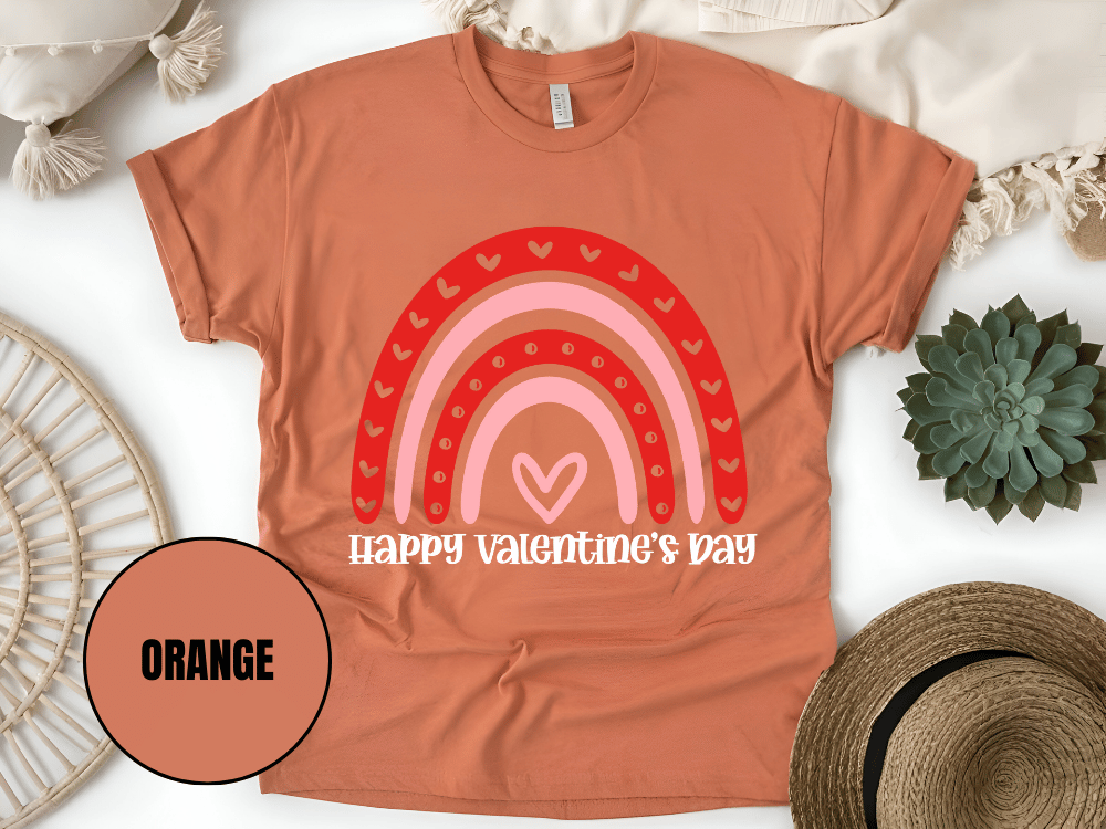 "Happy Valentine's day" T-Shirt, (Gildan 5000) VD005
