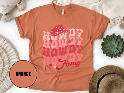 "Howdy Honey, Valentine's Day" T-Shirt, (Gildan 5000) VD042