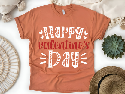"Happy Valentine's day" T-Shirt, (Gildan 5000) VD001