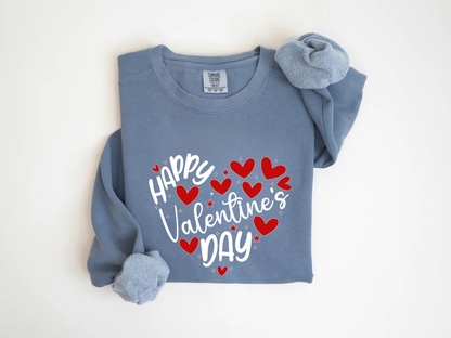 "Happy Valentine's Day" Valentine's Day (Comfort Color) VDS063