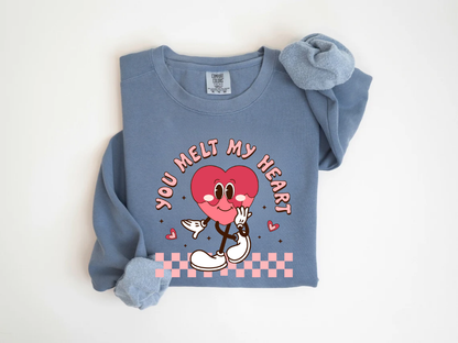 "You Melt My Heart" Valentine's Day (Comfort Color) VDS051