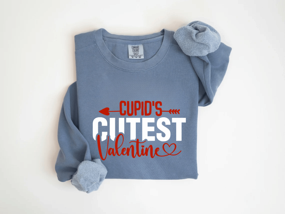 "Cupid's Cutest Valentine" Valentine's Day (Comfort Color) VDS018