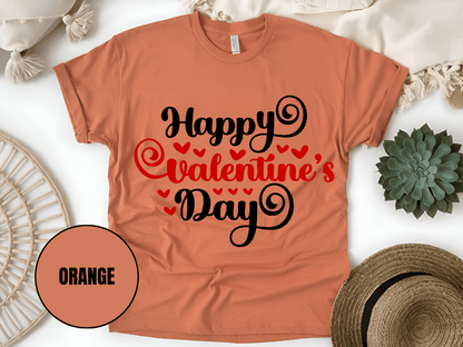 "Happy Valentine's day" T-Shirt, (Gildan 5000) VD008