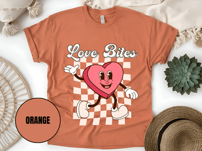 "Love Bites , Valentine's Day" T-Shirt, (Gildan 5000) VD046