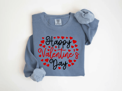 "Happy Valentine's Day" Valentine's Day (Comfort Color) VDS010