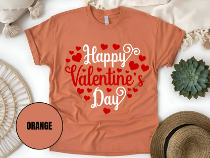 "Happy Valentine's day" T-Shirt, (Gildan 5000) VD002