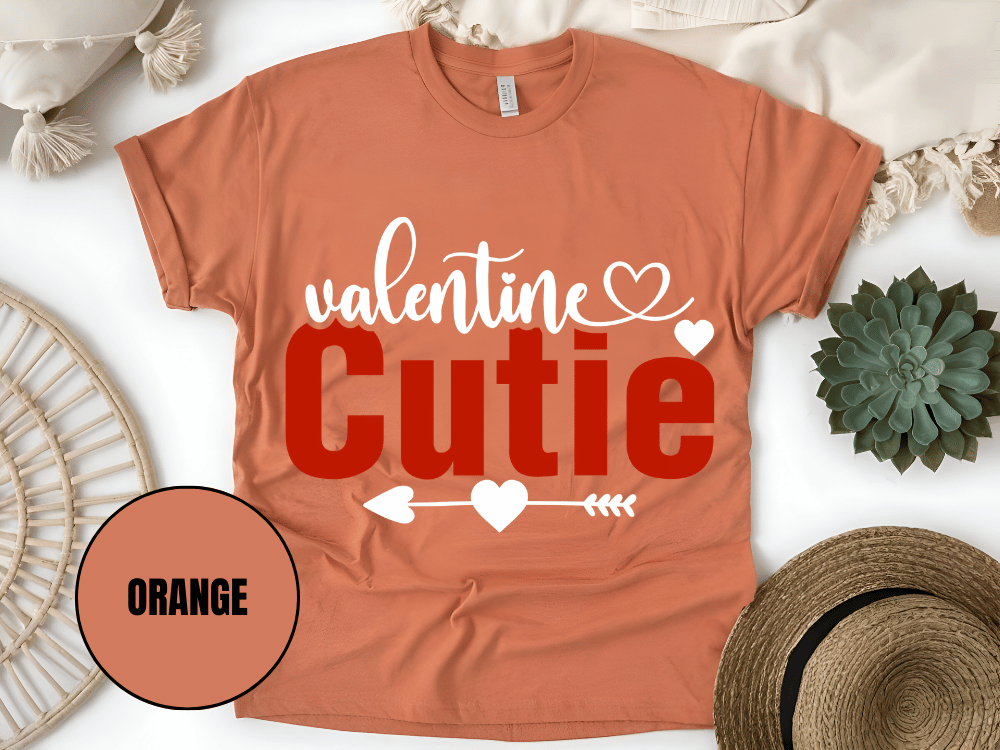 "Valentine Cutie, Valentine's Day" T-Shirt, (Gildan 5000) VD028