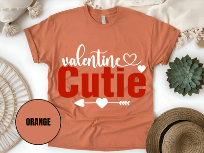 "Valentine Cutie, Valentine's Day" T-Shirt, (Gildan 5000) VD028
