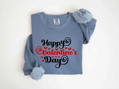 "Happy Valentine's Day" Valentine's Day (Comfort Color) VDS008