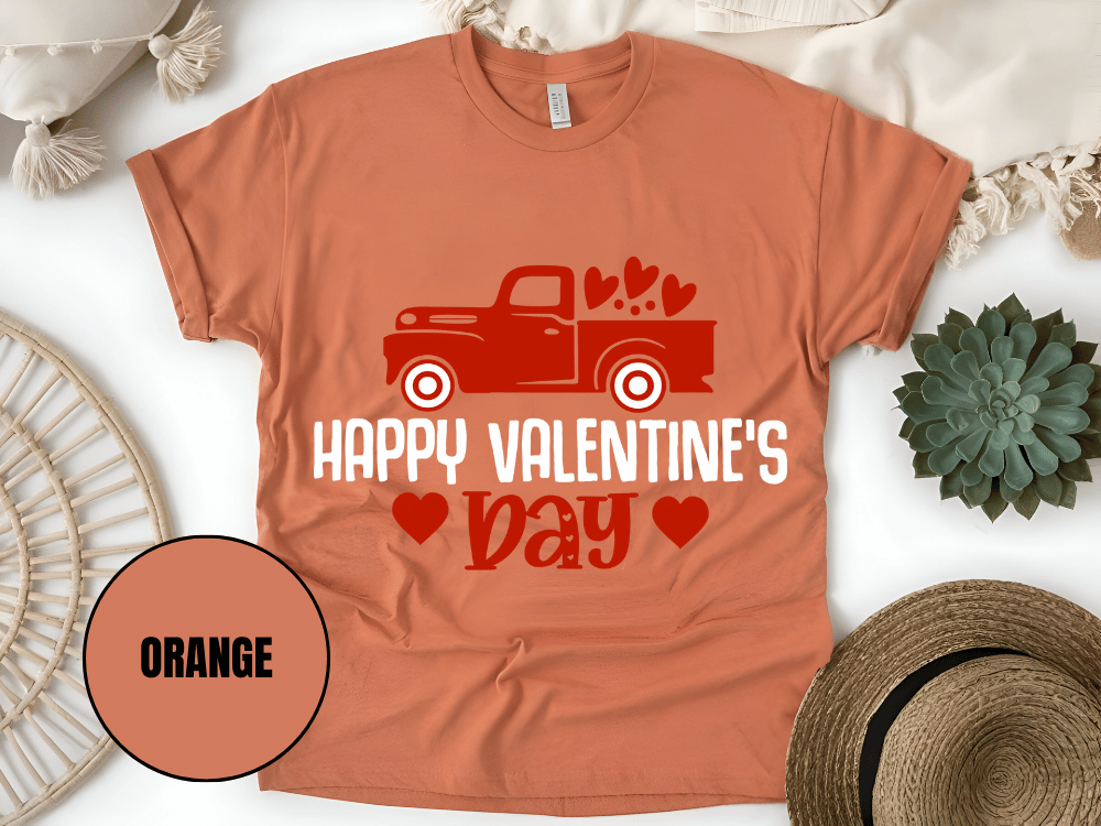 "Happy Valentine's day" T-Shirt, (Gildan 5000) VD020