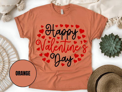 "Happy Valentine's day" T-Shirt, (Gildan 5000) VD010