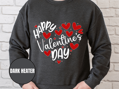 "Happy Valentine's Day" Valentine's Day (Gildan 18000) VD063