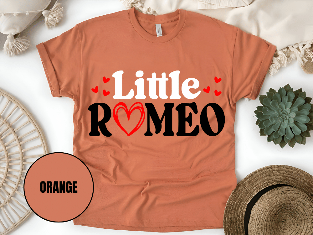 "Little Romeo, Valentine's Day" T-Shirt, (Gildan 5000) VD057