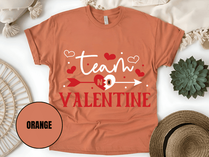 "Team Valentine, Valentine's Day" T-Shirt, (Gildan 5000) VD031