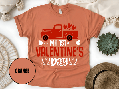 "My First Valentine's day" T-Shirt, (Gildan 5000) VD024