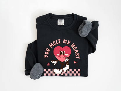 "You Melt My Heart" Valentine's Day (Comfort Color) VDS051